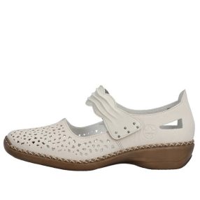   Rieker 41399 60 lyukacsos tépőzáras könnyű női félcipő