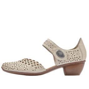   Rieker 43753 60 tépőzáras lyukacsos női nyitott szandálcipő