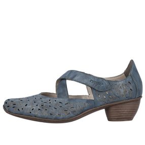   Rieker 43773 12 tépőzáras lyukacsos női nyitott félcipő