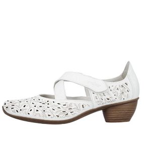   Rieker 43773 80 tépőzáras lyukacsos női nyitott félcipő