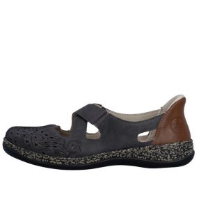   Rieker Ready 2 Go 46352 45 bebújós női lyukacsos szandálcipő