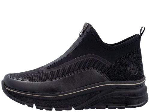 Rieker 48053 00 divatos női magasított talpú félcipő