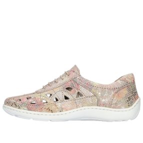 Waldlaufer 496003 164264 fűzős női nyitott bőr félcipő