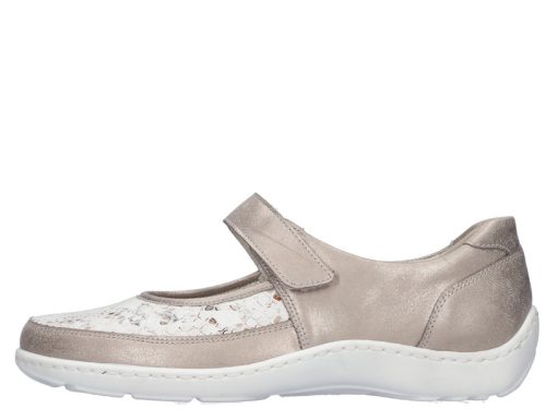 Waldlaufer 496H33 329503 könnyű női tépőzáras bőr félcipő