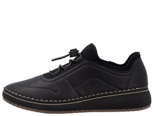 Rieker 50960 00 kényelmes bebújós női félcipő