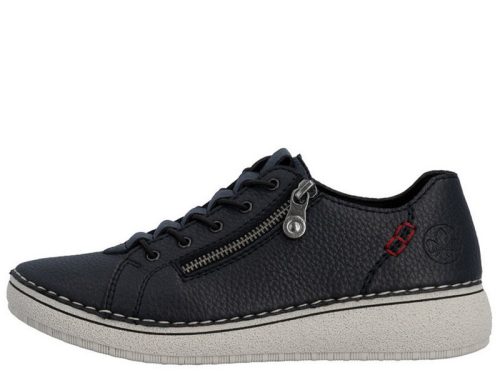 Rieker 50965 14 kényelmes cipzáras női félcipő