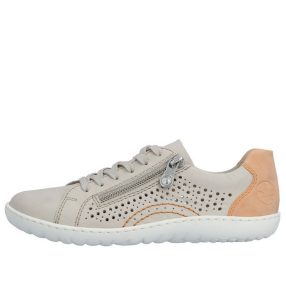 Rieker 52824 60 könnyű női fűzős lyukacsos félcipő