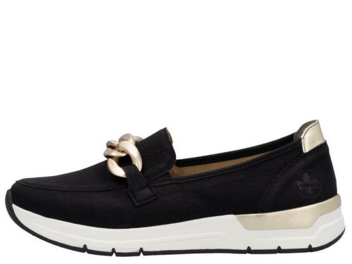 Rieker 58944 00 divatos női bebújós loafer