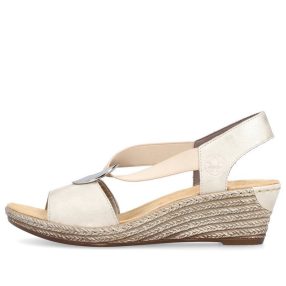 Rieker 624H6 60 női bebújós telitalpú szandál