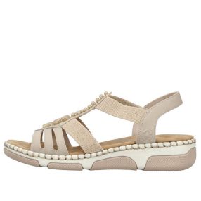   Rieker 66201 62 divatos bebújós női szandál kagyló díszítéssel