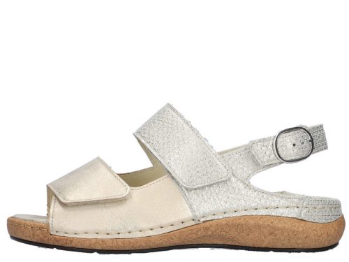 Waldlaufer 681003 202403 kényelmes tépőzáras női szandál széles lábra