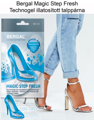 Bergal Magic Step Fresh gel talppárna - 1 PÁR