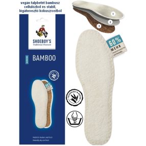 Shoeboy's Bambusz talpbetét – 1 PÁR
