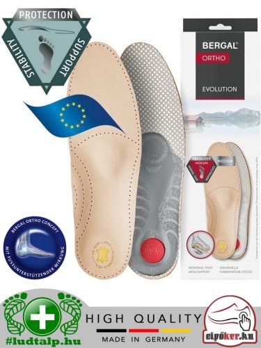 Bergal Evolution Protection ortopéd lábágy kezdődő lúdtalpra