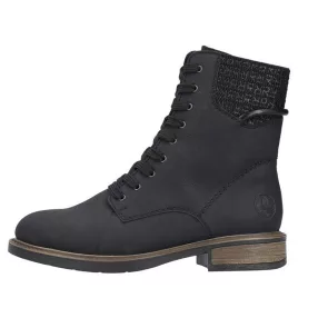 Rieker 71460 00 divatos női bokacsizma