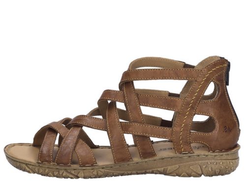 Josef Seibel Ivy 06 74106 160350 különleges női cipzáros bőr gladiátorszandál 