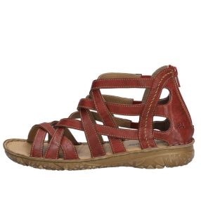   Josef Seibel Ivy 06 74106 160400 különleges női cipzáros bőr gladiátorszandál