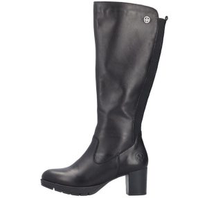 Rieker 77684 00 csinos női magassarkú csizma