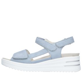   Waldlaufer 795008 189267 divatos női tépőzáras platform bőr szandál