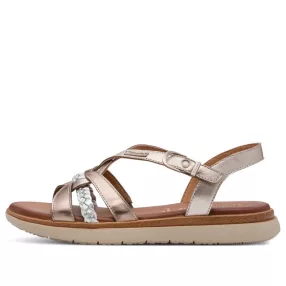   Tamaris Comfort 88603 46992 sikkes női tépőzáras bőr szandál