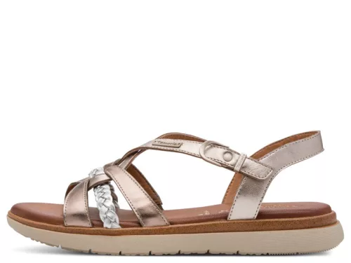 Tamaris Comfort 88603 46992 sikkes női tépőzáras bőr szandál