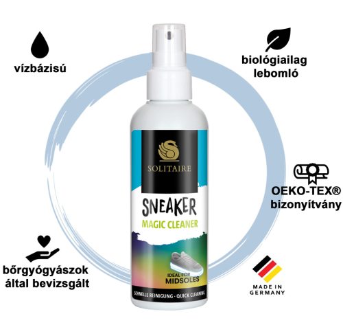 SOLITAIRE SNEAKER MAGIC CLEANER 100ML - varázslatos sneaker és sportcipő és általános lábbeli ápolószer