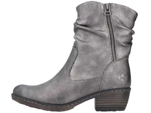 Rieker 93760 90 extravagáns western stílusú női bokacsizma