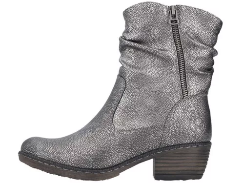 Rieker 93760 90 extravagáns western stílusú női bokacsizma
