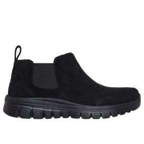 Skechers 100894 BBK kényelmes bebújós női bokacsizma