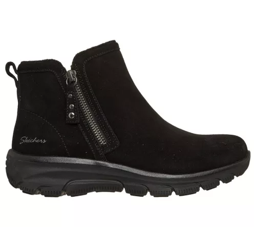 Skechers 168188 BBK női bőr bokacsizma - cipzáras, vízlepergető felsőrésszel
