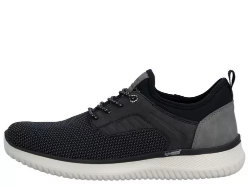 Rieker B9651 00 könnyű bebújós férfi félcipő