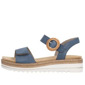 Remonte D0Q52 14 divatos női tépőzáras bőr szandál