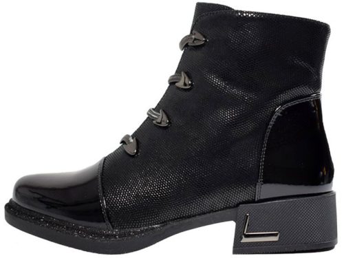 Epica DL30051 01 divatos, extravagáns női bokacsizma