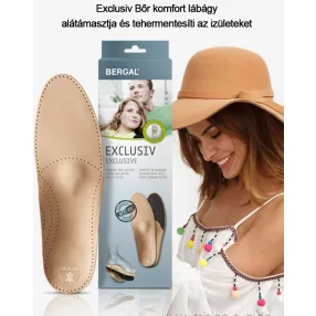 Bergal Exclusiv bőr lábágy – 1 PÁR