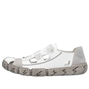 Rieker L0325 80 női fűzős lyukacsos félcipő