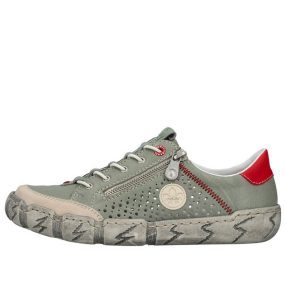 Rieker L0355 52 női bebújós lyukacsos félcipő