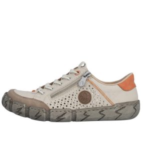 Rieker L0355 61 női bebújós lyukacsos félcipő