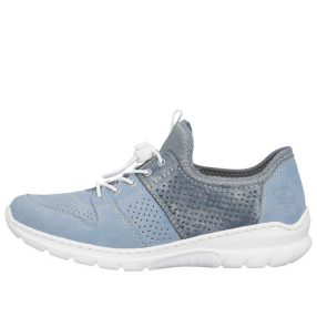 Rieker L3254 10 kényelmes, lyukacsos bebújós félcipő