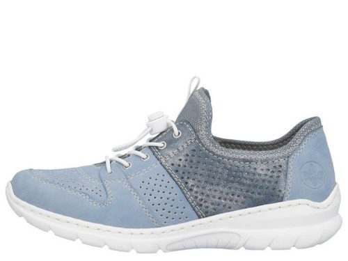 Rieker L3254 10 kényelmes, lyukacsos bebújós félcipő