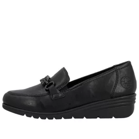 Rieker L5361 00 bebújós női félcipő