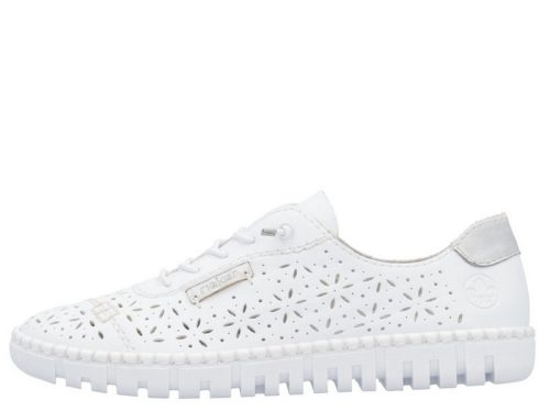 Rieker M2354 80 bebújós női lyukacsos félcipő