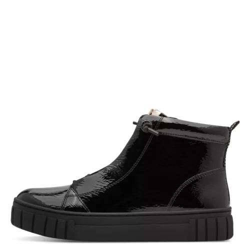 Marco Tozzi 25291 43018 divatos női fűzős magasszárú sneaker