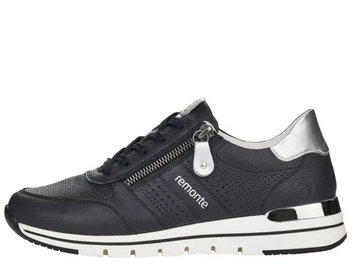 Remonte R6705 14 divatos fűzős lyukacsos sneaker