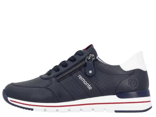 Remonte R6705 15 divatos fűzős lyukacsos sneaker