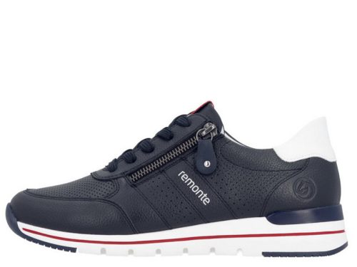 Remonte R6705 15 divatos fűzős lyukacsos sneaker