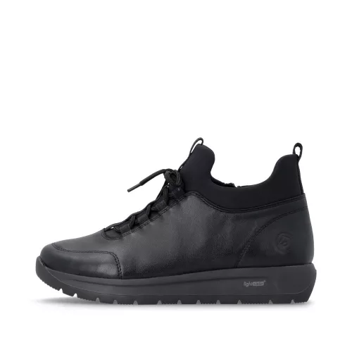 Remonte D2V06 00 modern, cipzáras női bőr magasszárú sneaker
