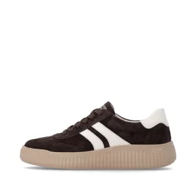   Remonte D3E00 25 divatos fűzős női bőr sneaker szélesebb bőségben