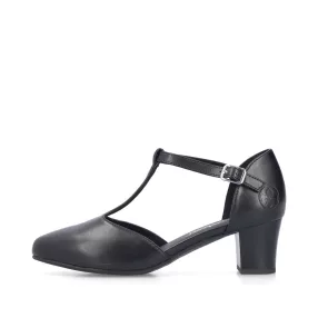   Rieker 44654 00 elegáns női alkalmi cipő felvezető pánttal