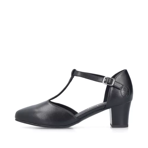Rieker 44654 00 elegáns női alkalmi cipő felvezető pánttal