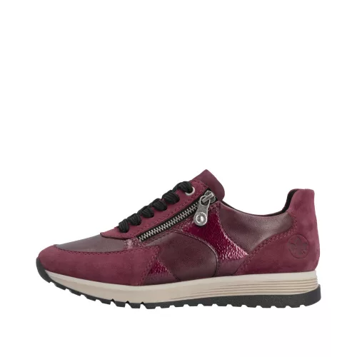 Rieker 49010 35 divatos női fűzős bőr sneaker